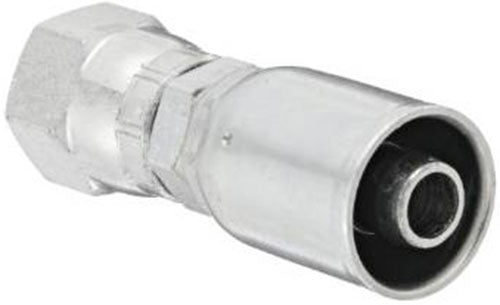 Crimp Fitting Straight Hose End 3/8in