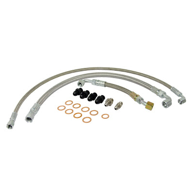 Oil & Water Braided Line Kit Suits Nissan S14, S15 High Mount Turbo