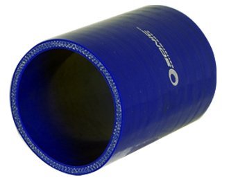 Blue Silicone Hose Straight 4" Long