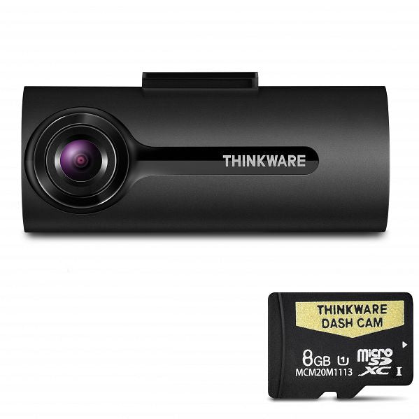 Thinkware Dash Cam Front 1080P Full HD 12/24 Volt 8GB SD Card