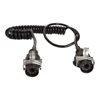 Suzi Coil EBS/ABS Multivolt 12 & 24V 7 Pin 4.6m Working Length Long Ta ...