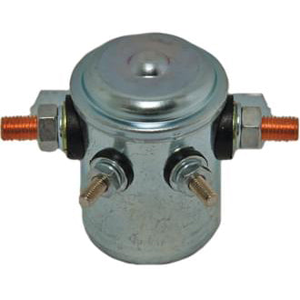 Solenoid 24V 80A Normally Open Continuous Duty Metal Side Mount