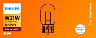 Philips Wedge Globe 12V 21W W3x16D W21W Standard (Pack of 10)