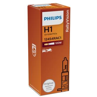 Philips Halogen Globe H1 12V 100W P14.5S Rally