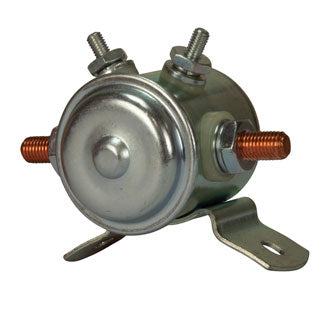 Intermittent Duty Solenoid 12V 100A NO Contacts Metal Side Curved Mount SAW-4203