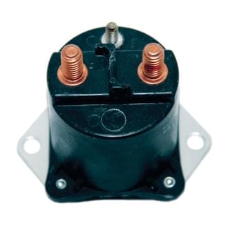 Continuous Duty Solenoid 12V 100A NO Contacts Plastic F180 Mount SBC-4201E