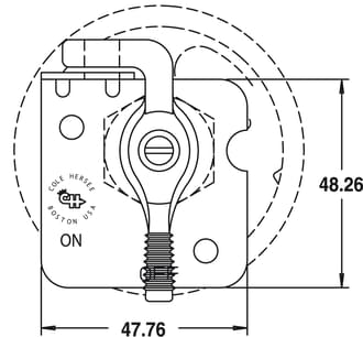 Lock Out Lever Kit Suits 75907, 75910 Switches