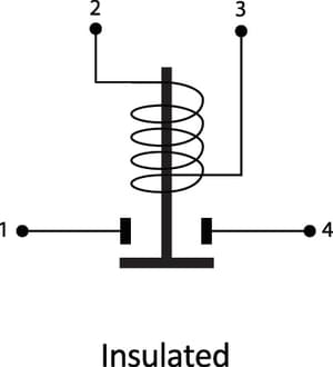 Solenoid Cole Hersee 12V 100A Normally Open Continuous Duty Plastic F180 Mount Stud Terminals