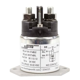 Solenoid Kissling 12V 120A Bi- Stable Bottom Mount With Diode