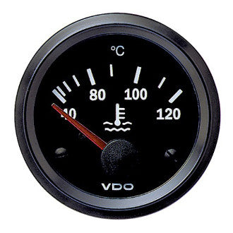 Gauge Water Temperature 52mm VDO 12V 40-120 Deg C Electronic