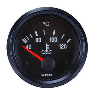 Gauge Water Temperature VDO 24 V 52mm 40-120 Degrees Celsius