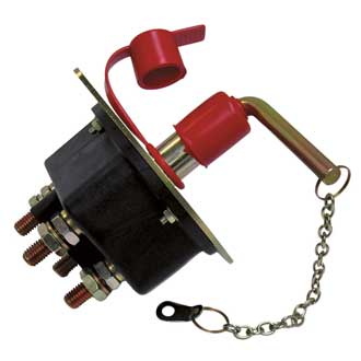 Battery Master Switch 12-48V 250A Double Pole On/Off with Removable Key And Dust Cover