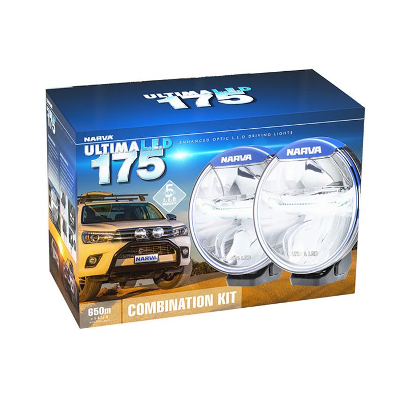Ultima 175 LED Driving Light Combination Kit 9-33V 60W 7600lm