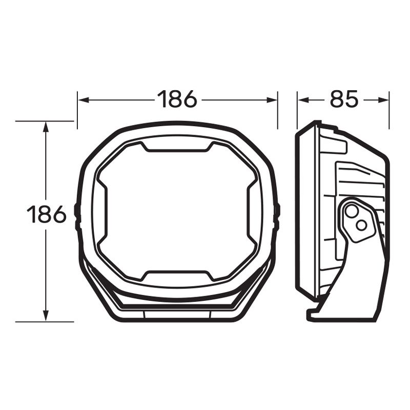 Narva 12/24V 7" EX2 Driving Light Kit (PAIR) 72172