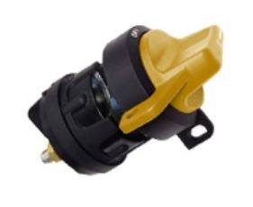 Battery Master Switch 6-36V 300A Single Pole On/Off with Yellow Lockable Handle IP67