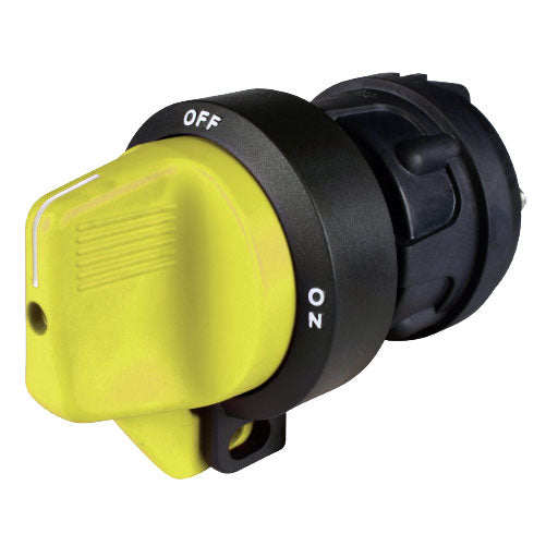 Battery Master Switch 6-36V 300A Single Pole On/Off with Yellow Lockab ...