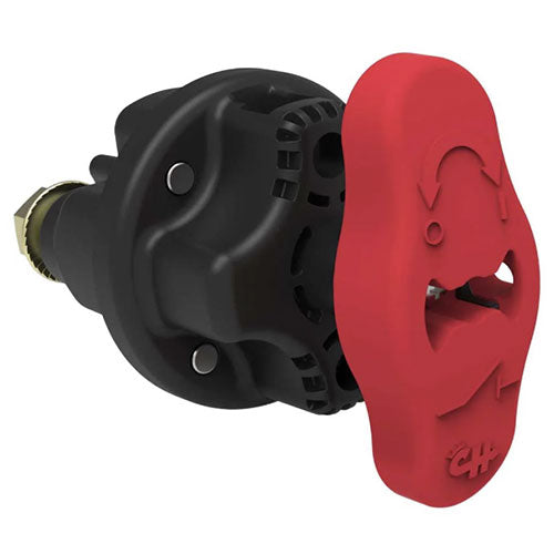 Battery Master Switch Red 6-32V 300A Cont. NO + 10A Aux. Cont. @ 12V Integrated Lockout