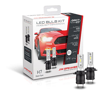 JW Speaker LED Headlight Kit H7 12/24V 5700K Direct Fit (Pair)