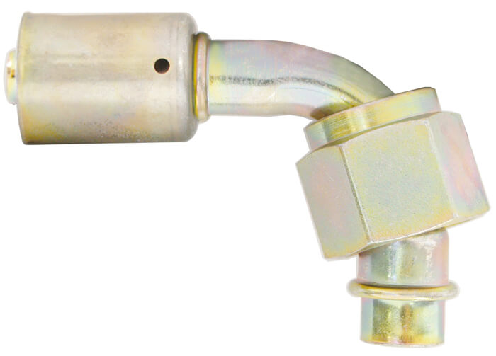 B/lock Steel 8-6 90* Female O Ring Step Down