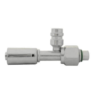 Steel Reduced Beadlock #10 Fitting Straight Female O Ring Wi