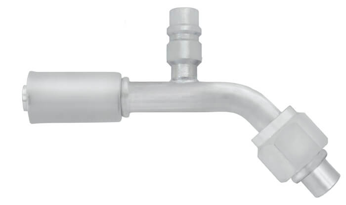 Steel Reduced Beadlock #8 Fitting 45 Degree Female O Ring