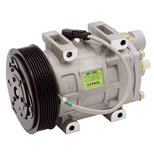 Compressor Unicla US150-7375 2 4V 133mm 8PV GM Pad R134a Suits Caterpillar