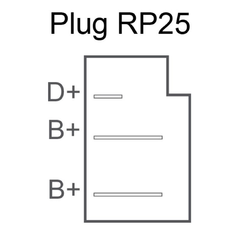 Alternator 12V 45A Suits Lucas 17ACR LH Mount - ANL100GQ