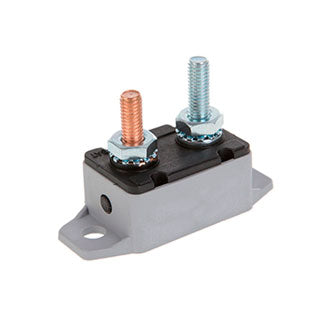 Circuit Breaker Plastic 12-24V 25A Manual Reset Type