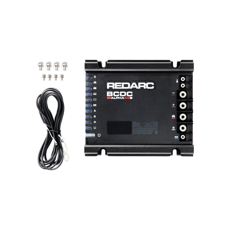 REDARC BCDC Alpha25 12V 25A DC Battery Charger BCDC12025B