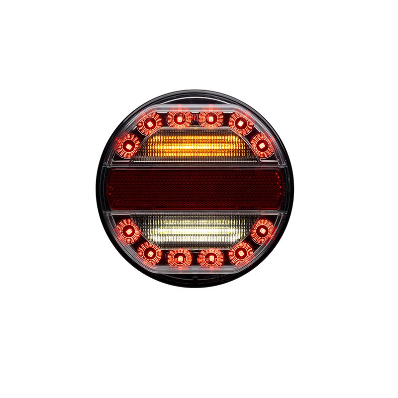LED Rear Combination Lamp 10-30V Stop/Tail/Ind/Rev/Ref 125x32mm