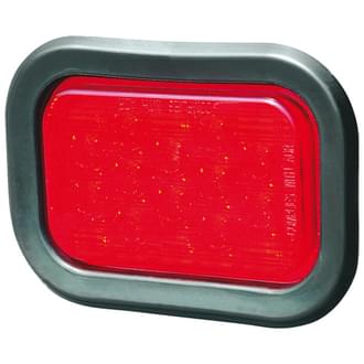 Roadvision LED Stop/Tail Lamp Rectangular 10-30V Grommet Mount Includes Grommet [Use BR161R]
