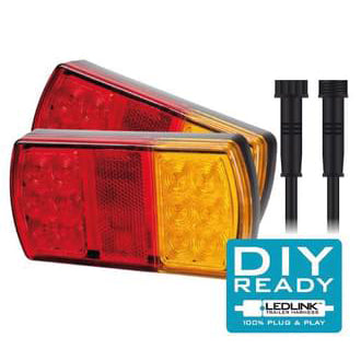 Roadvision LED Combination Lamp 6X4 Trailer Kit With LEDLink Harness BR207 Series