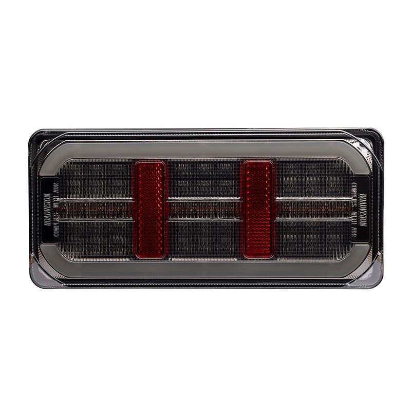 LED Rear Combination Lamp 10-30V Stop/Tail/Ind/Ref Glowtech Tail 220x100x37mm