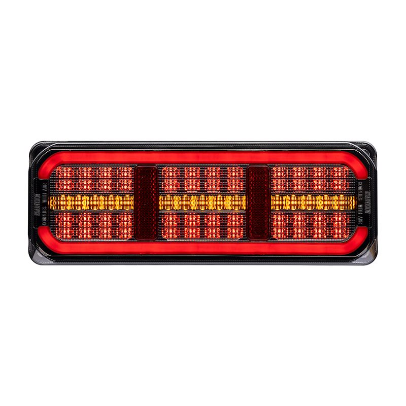 LED Rear Combination Lamp 10-30V Stop/Tail/Ind/Ref 280x100mm
