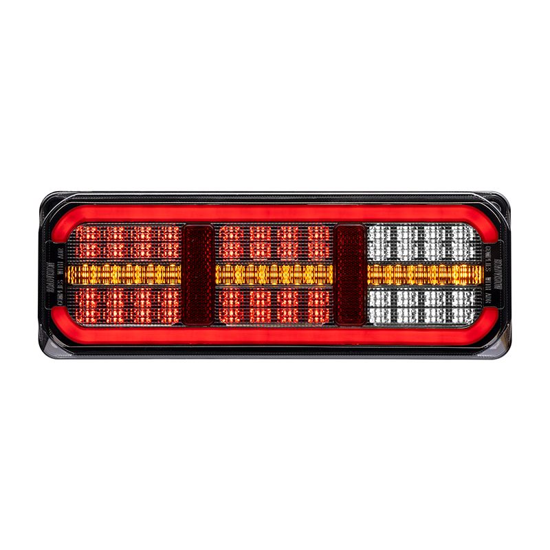 LED Rear Combination Lamp 10-30V Stop/Tail/Ind/Rev/Ref 285x105mm