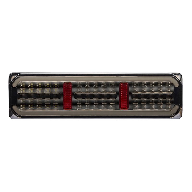 LED Rear Combination Lamp 10-30V Stop/Tail/Ind/Rev/Ref Glowtech Tail 390x105x39mm