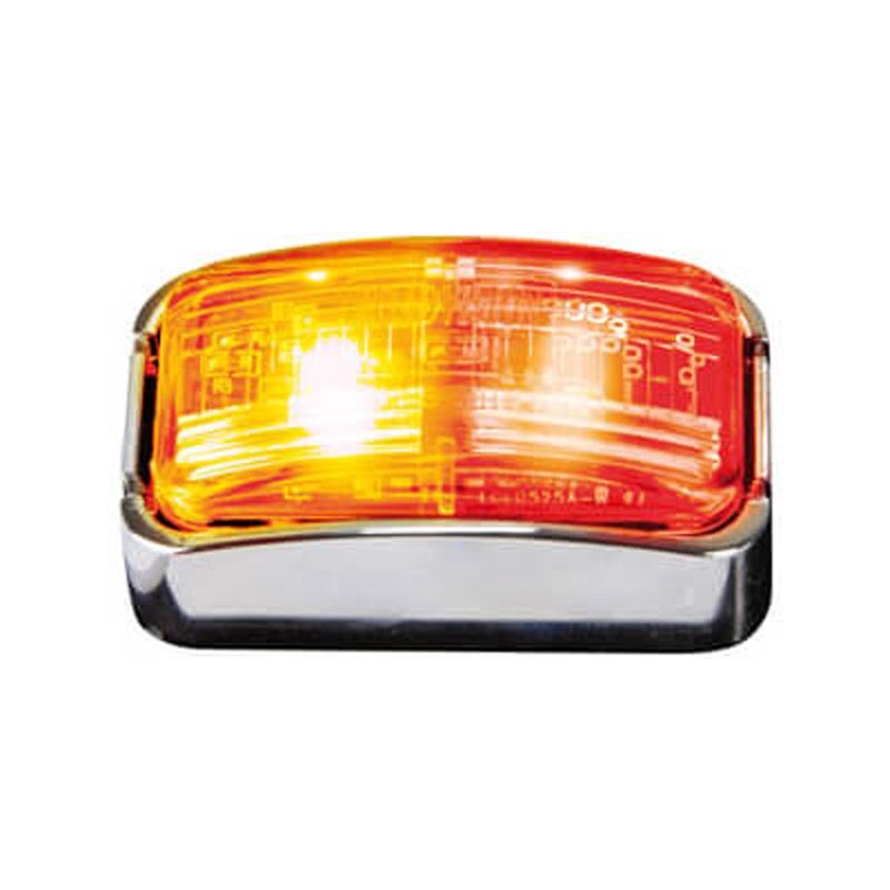 Roadvision LED Clearance Light Amber/Red BR7 Series Chrome With 2.5M LEDLink Plug