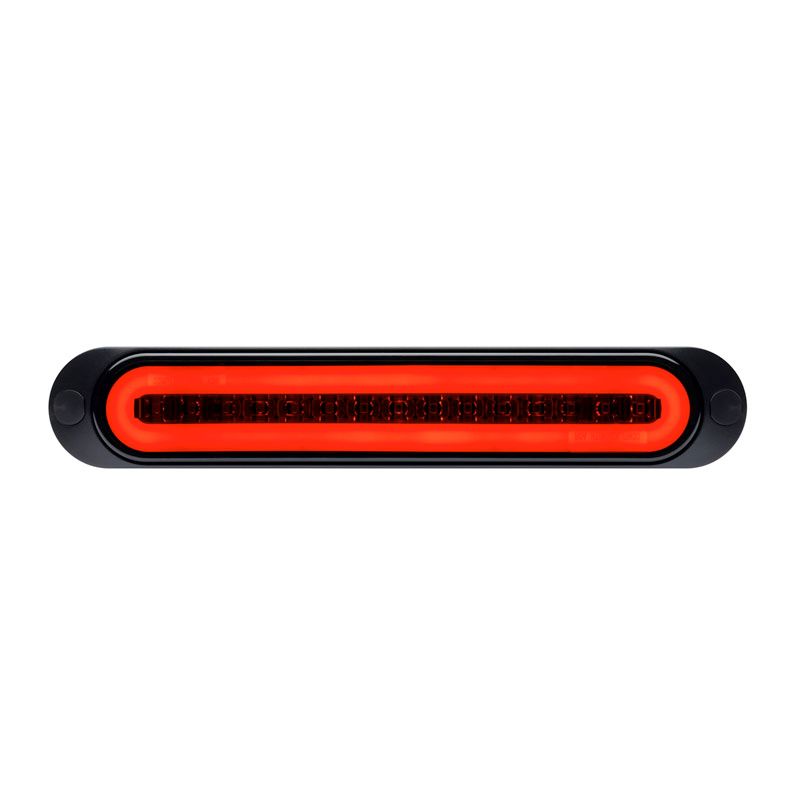 LED Rear Sequential Ind/Tail [Glowtech] 12V Blacked Out Lens