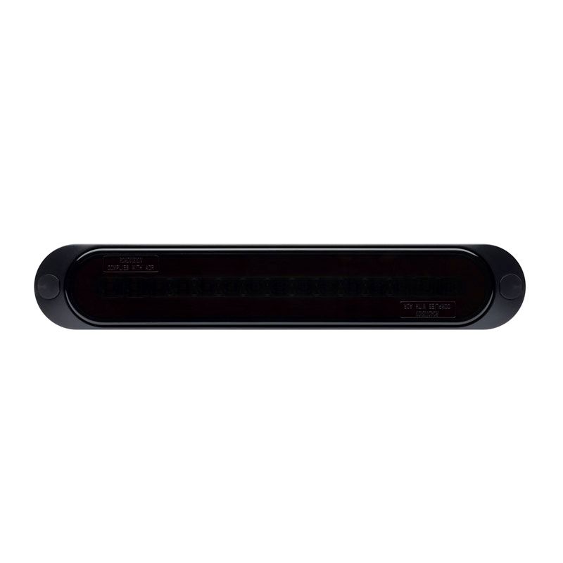 LED Rear Sequential Ind/Tail [Glowtech] 12V Blacked Out Lens