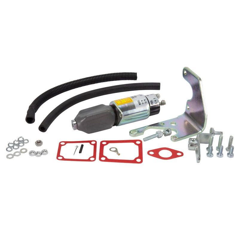 Shut Down Solenoid Kit 12V 3A Engine 1504 Series Universal Application