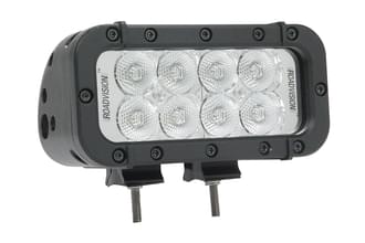 Roadvision LED Bar/Work Lamp Flood Rect 9-32V 8 LED IP68 1440lm 28W Black Housing