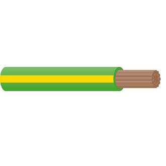 3mm Single Core Cable Green/Yellow Trace 30m