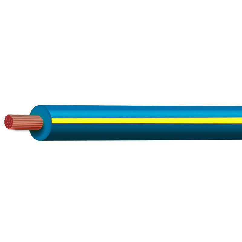 3MM TRACE CABLE BLU/YEL 100M 16 AMP RATING AT 30 DEG