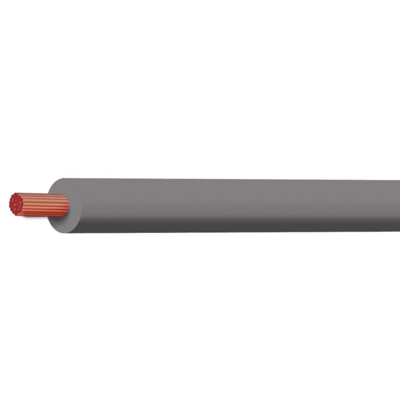 GREY 3MM SINGLE CORE 500M 10 AMP RATING 90 DEG 14 STRANDS @ 0.32MM