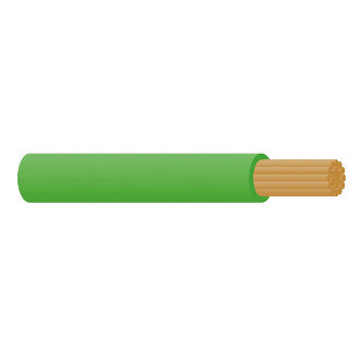 2.5mm Single Core Cable Green 30m