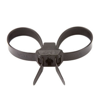 Nylon Cable Ties Black 330mm x 12.7mm Dual Clamp (Pkt of 50)