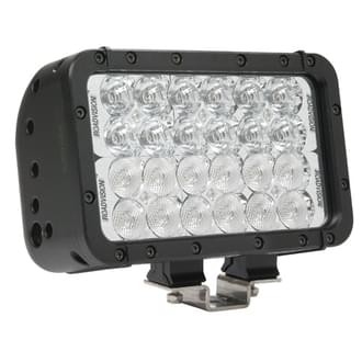 Roadvision LED Work Lamp Dual Flood/Spot Rect 9-32V 24 LED IP68 4320lm 72W Black Housing