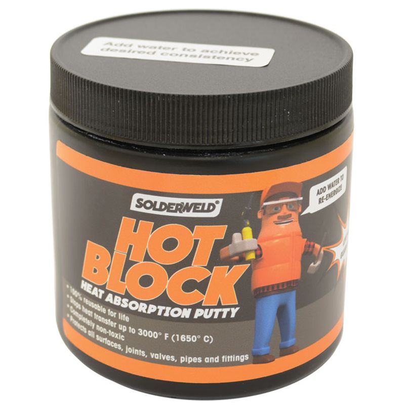 Solder Weld Hot Block 450G Tub Heat Absorption Putty