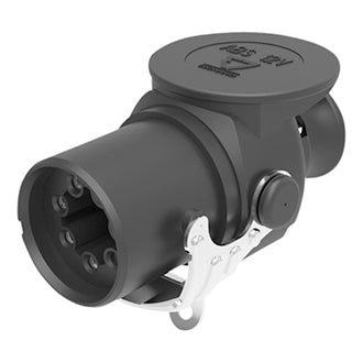 EBS Trailer Plug 12V with Screw Terminals 15/17mm