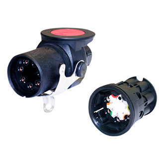 EBS Trailer Plug 24V Screw Terminals 15/17mm